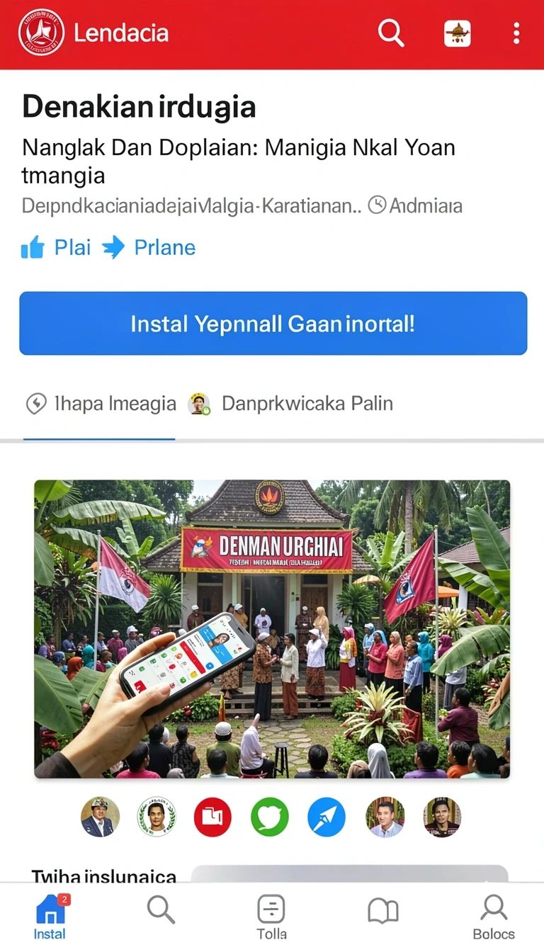 Galeri pratinjau visual ri889 build APK resmi terbaru